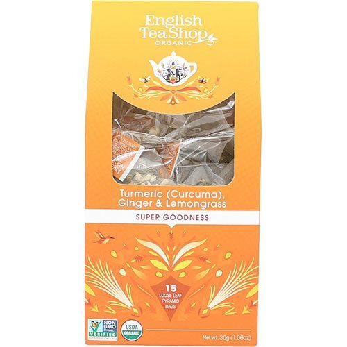 English Tea Shop Turmeric Ginger Lemongras økologisk 15 Breve