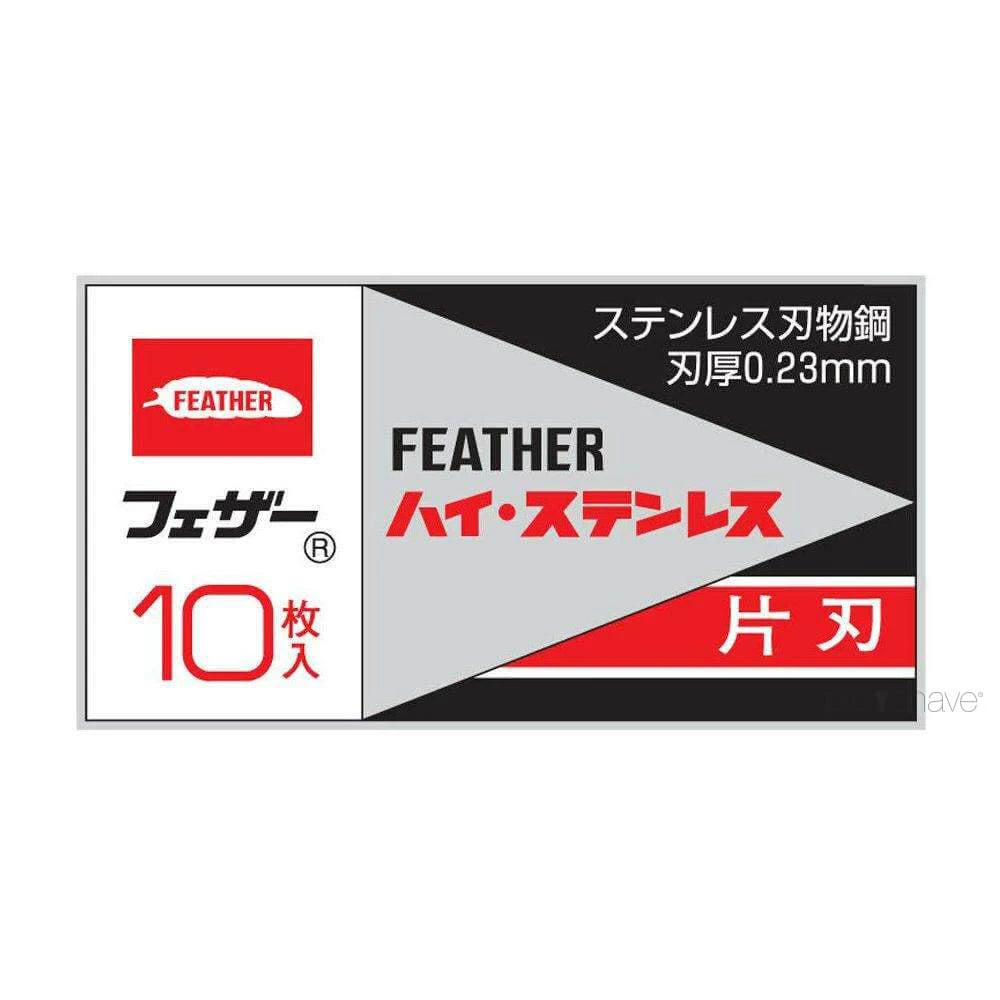 Feather Fhs-10 Single Edge Barberblade Spineless 10 Stk