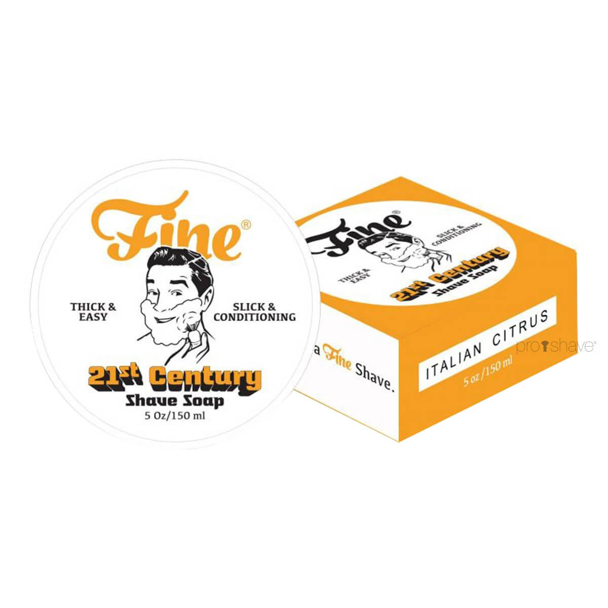 Fine Accoutrements Italian Citrus Barbersæbe Skål 150 Ml
