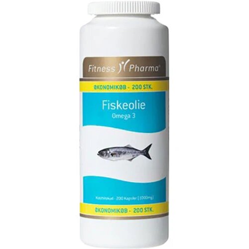 Fiskeolie Fitness Pharma 200 Kapsler