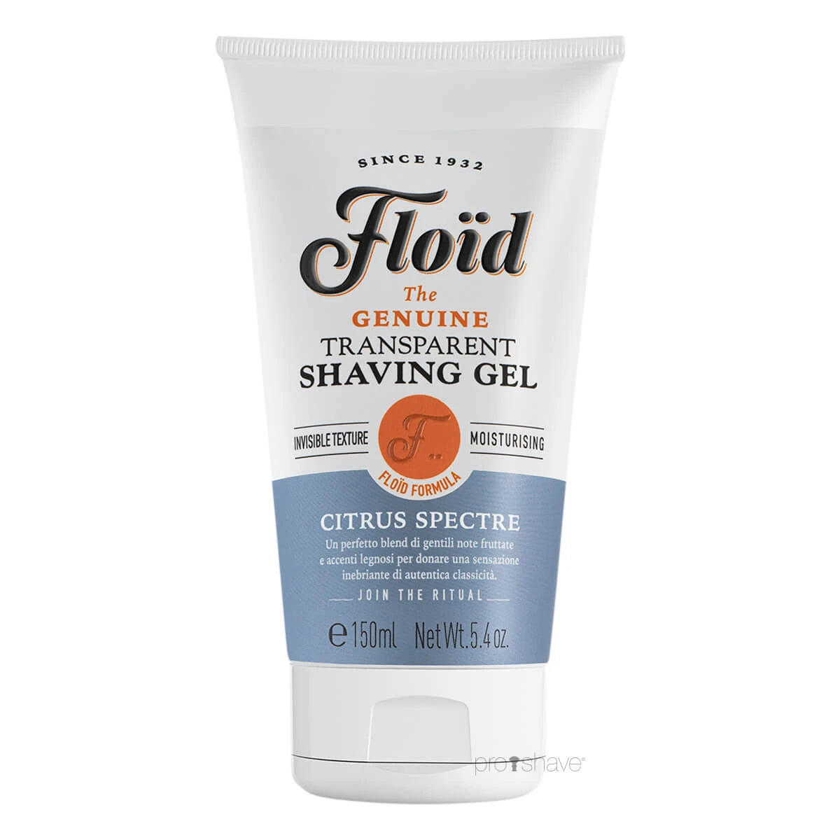 Floã Transparent Shaving Gel Citrus Spectre 150 Ml