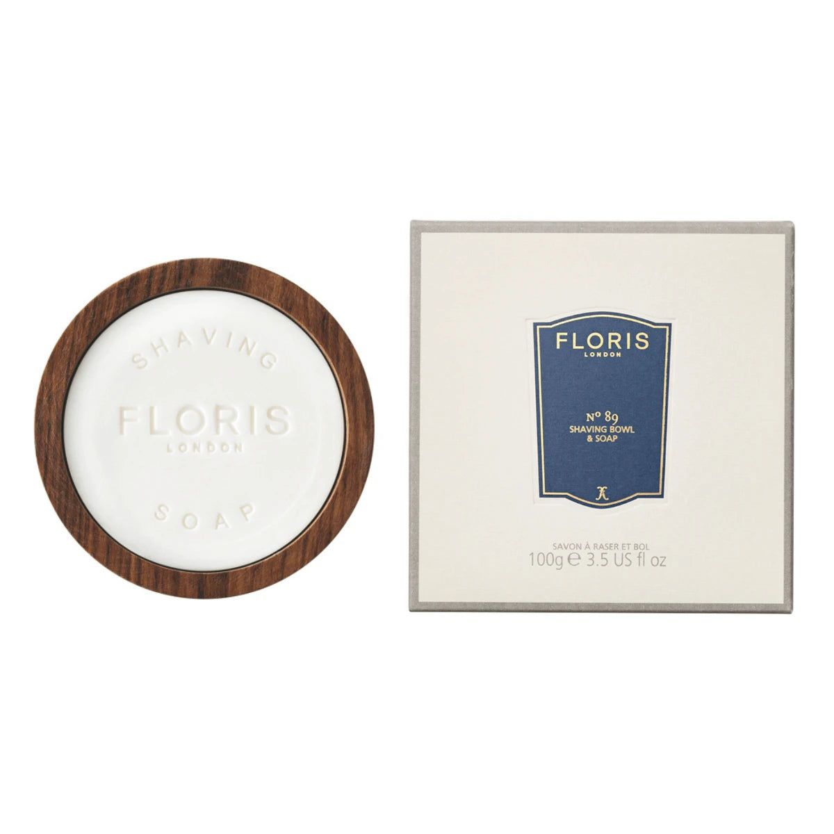 Floris London No 89 Barbersæbe Træskål 100 Gr