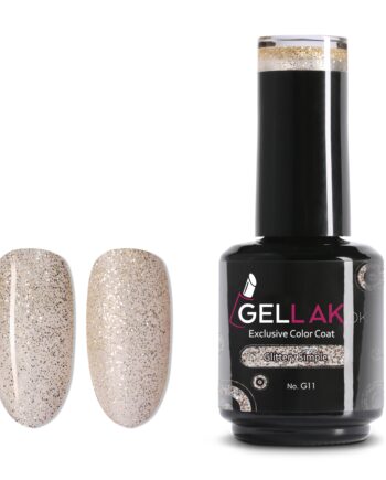 Gel Neglelak Gennemsigtig Glimmer   15 Ml   Glittery Simple No  G11
