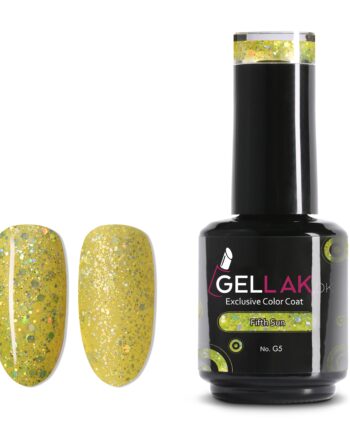 Gel Neglelak Gul Glimmer   15 Ml   Fifth Sun No  G5   Gellak Dk