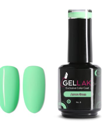Gel Neglelak Mintgrøn   15 Ml   Aurora Green No      Gellak Dk