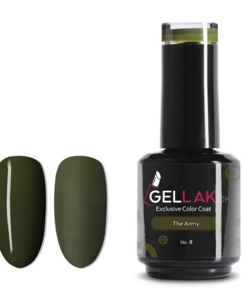 Gel Neglelak Mørkegrøn   15 Ml   The Army No      Gellak Dk