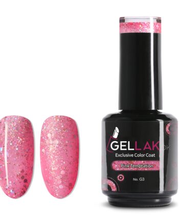 Gel Neglelak Pink Glimmer   15 Ml   Pink Temptation No  G3   Gellak Dk