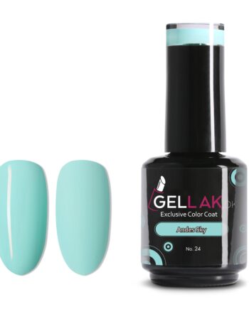 Gel Neglelak Turkis Blå   15 Ml   Andes Sky No  24   Gellak Dk