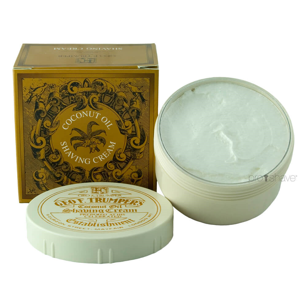 Geo Trumper Barbercreme Skål Kokos 200 Gr