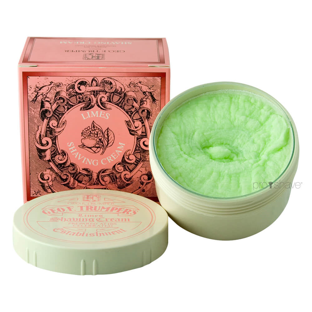 Geo Trumper Barbercreme Skål Limes 200 Gr