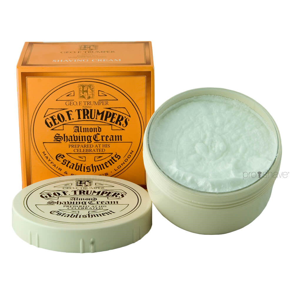 Geo Trumper Barbercreme Skål Mandel 200 Gr