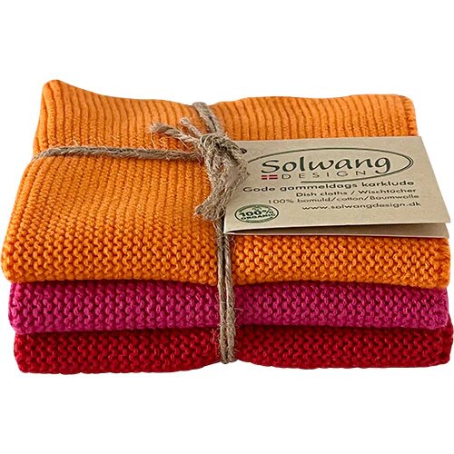 Gode Gammeldags Klarklude Orange Pink Rød Pk
