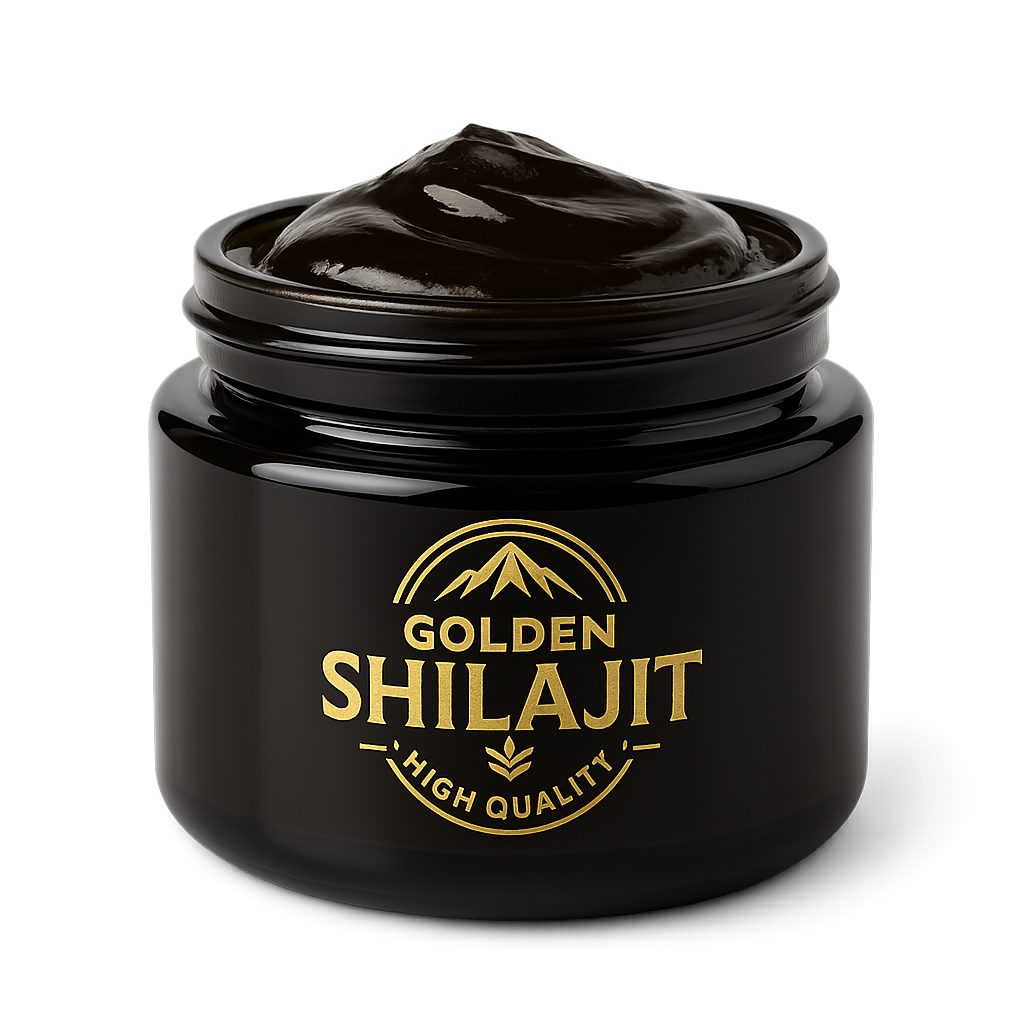 Golden Shilajit Naturlig Energi Og Fokus Sin Reneste Form