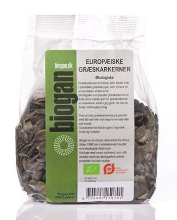 Græskarkerner Europæiske økologiske 400 Gram