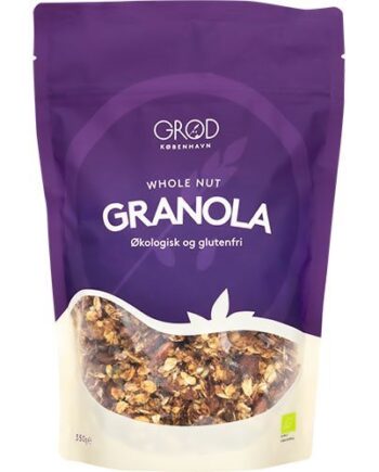Grød Whole Nut Granola økologisk 350 Gram