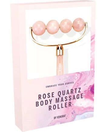 Gua Sha Body Roller Rosa Quartz   Stk
