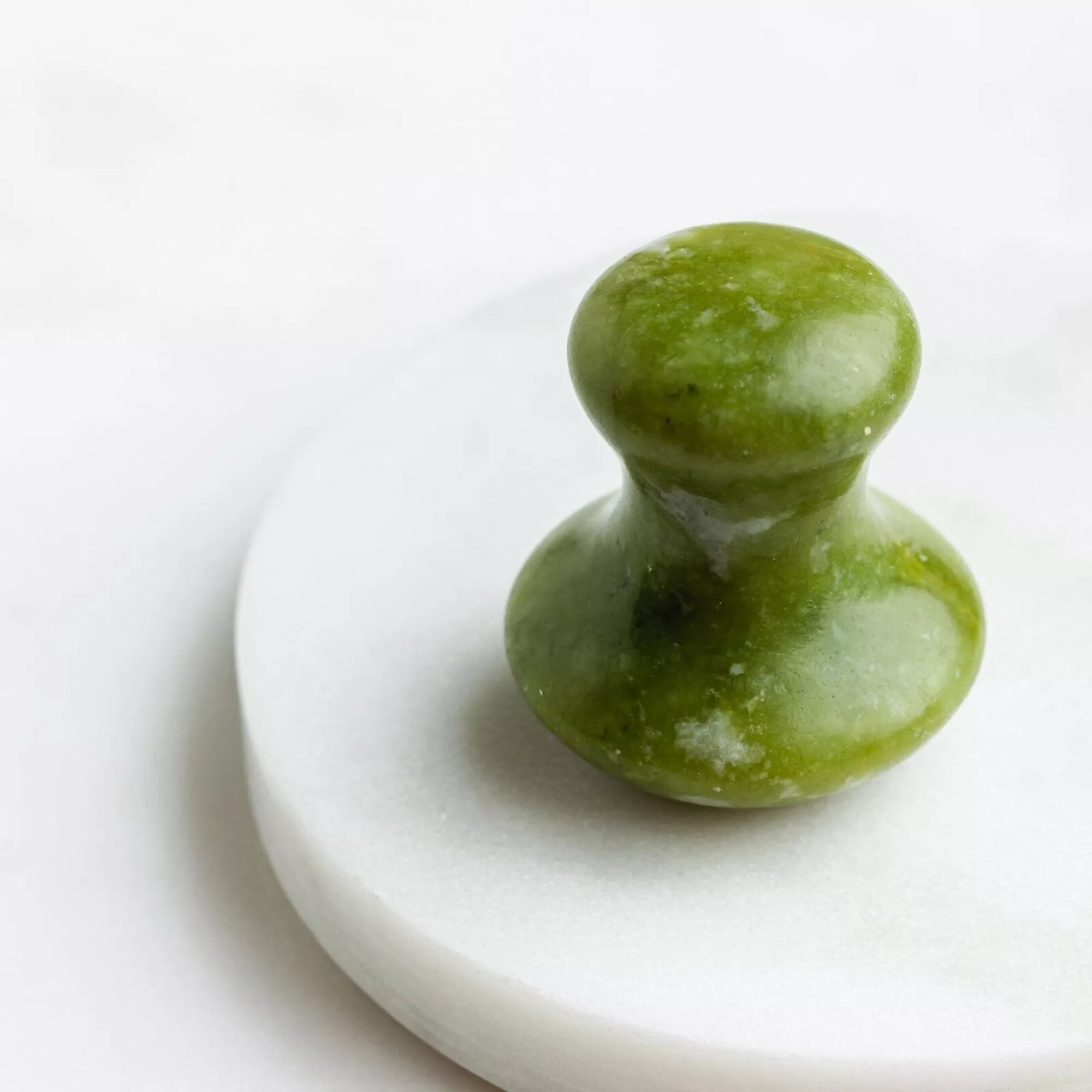 Champi Gua Sha   Grøn Jade