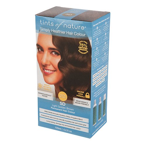 Hårfarve 5d Light Golden Brown Brown Tints Of Nature 130 Ml