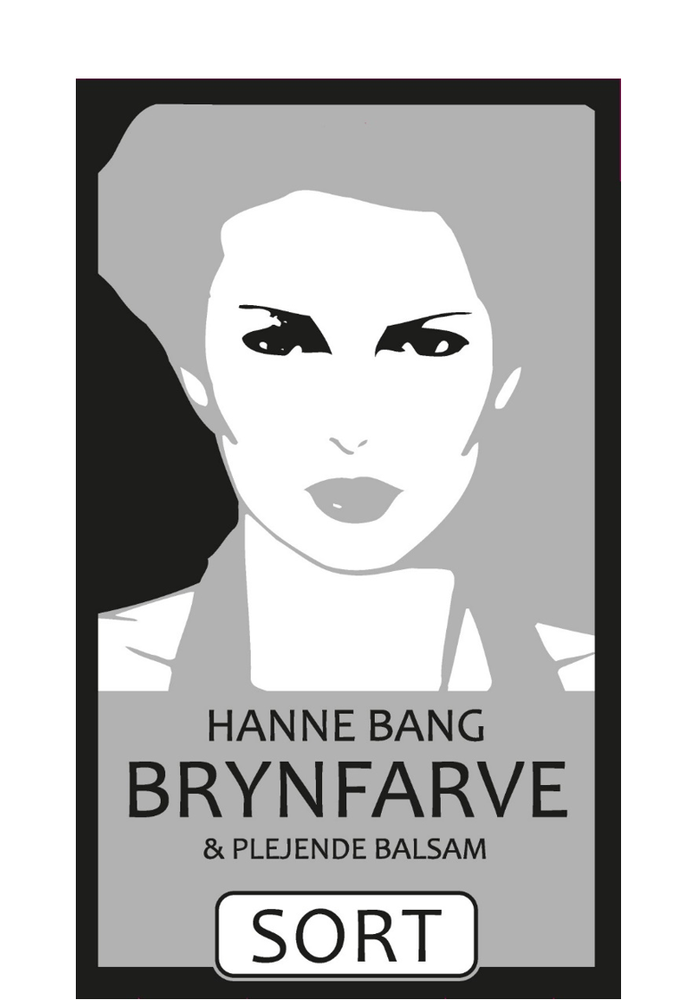Hanne Bang øjenbrynsfarve Sort