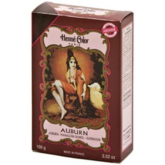 Henna Pulver Mahogni Mørk Auburn 100 Gram