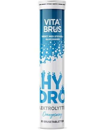 Hydro Elektrolytter Brusetabletter Orangesmag 20 Tabletter