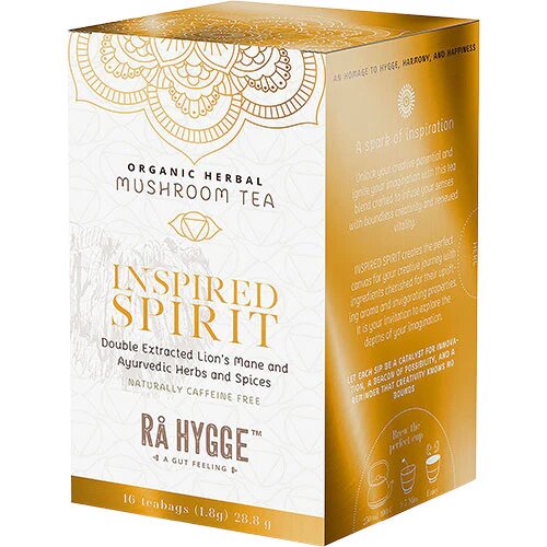 Inspired Spirit Lion Mane Herbal Tea økologisk 16 Breve