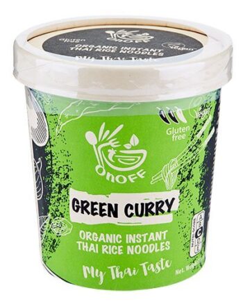 Instant Nudelsuppe Grøn Karry økologisk 75 Gram