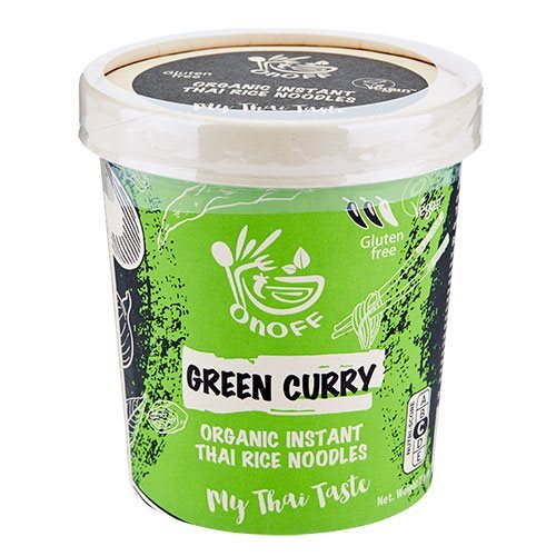 Instant Nudelsuppe Grøn Karry økologisk 75 Gram