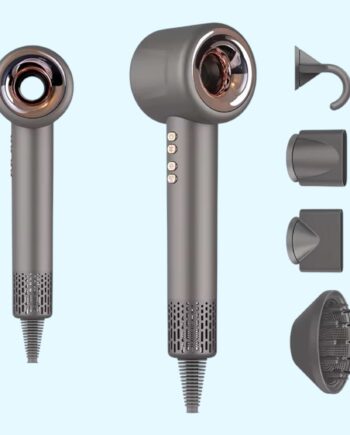 Ionic Proff Hårtørre Salon Model   Grå