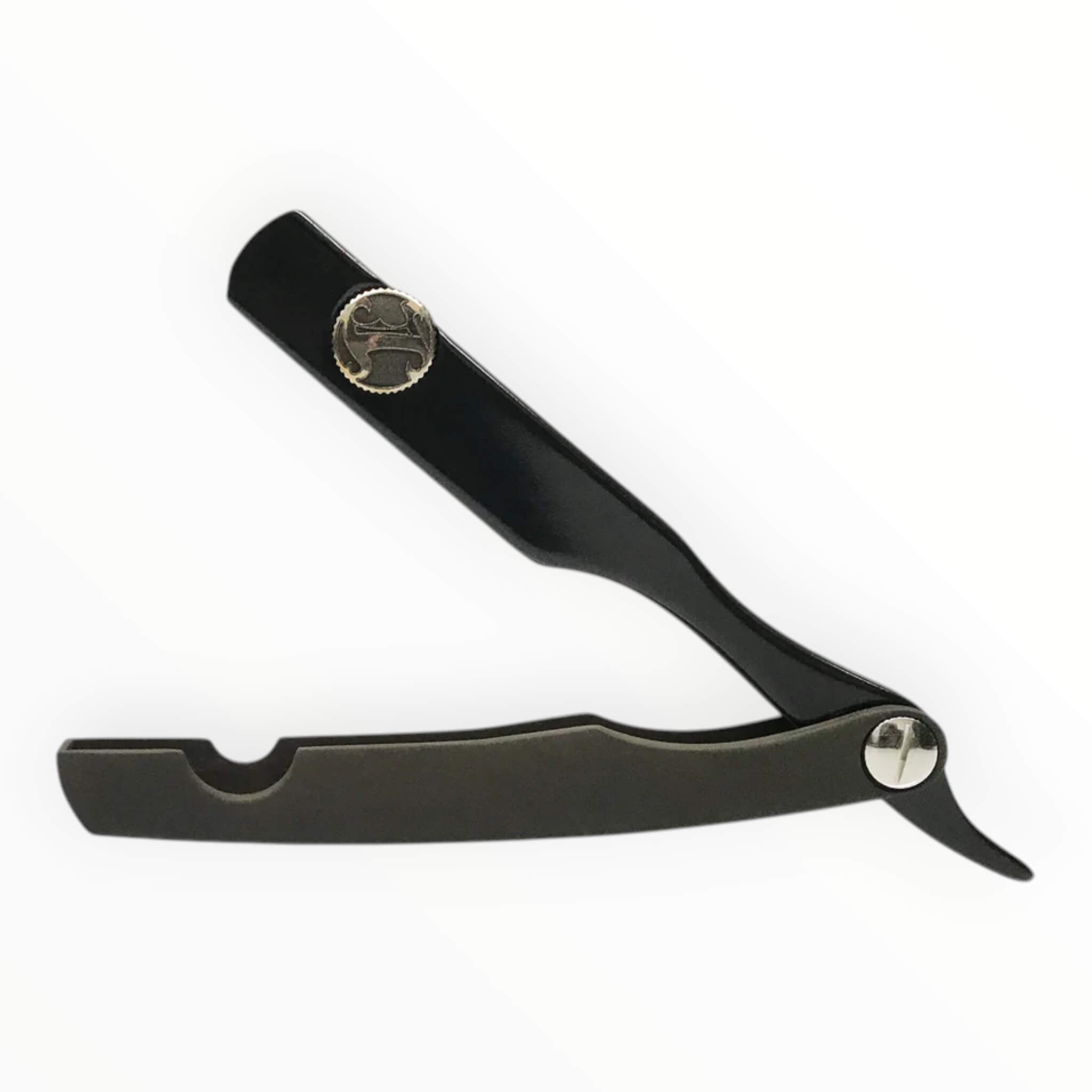 Irving Barber Company Straight Razor Cerakote Finish Black