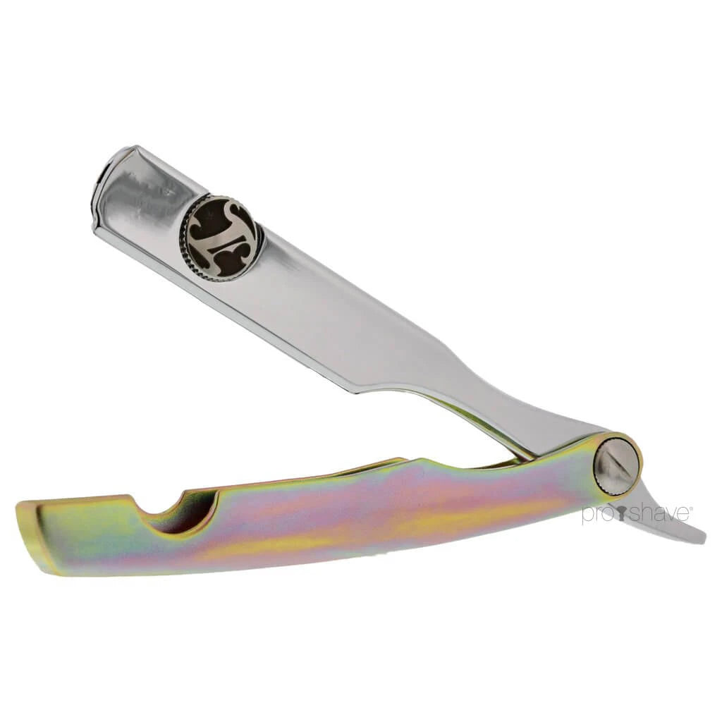 Irving Barber Company Straight Razor Yellow Zinc Chrome