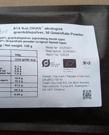 Kalohas   økologisk Grønkålspulver 120 Gr