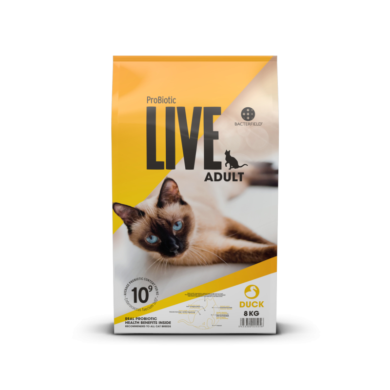 Kg  Probiotic Live Adult Kat Kattemad Med And