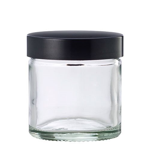 Klar Glaskrukke   Låg  60ml