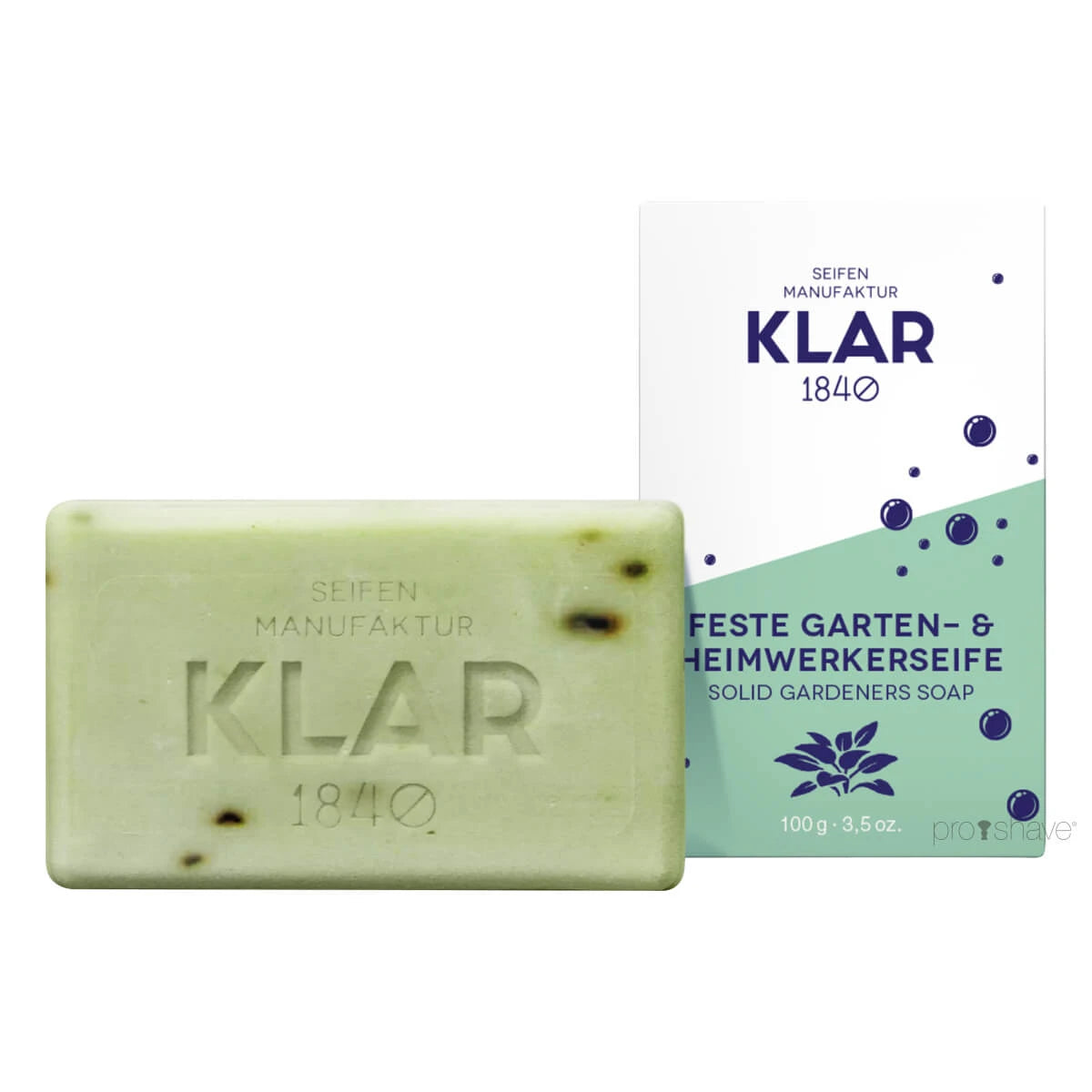 Klar Seifen Have- Og Håndværkssæbe Fast Sæbebar 100 Gr