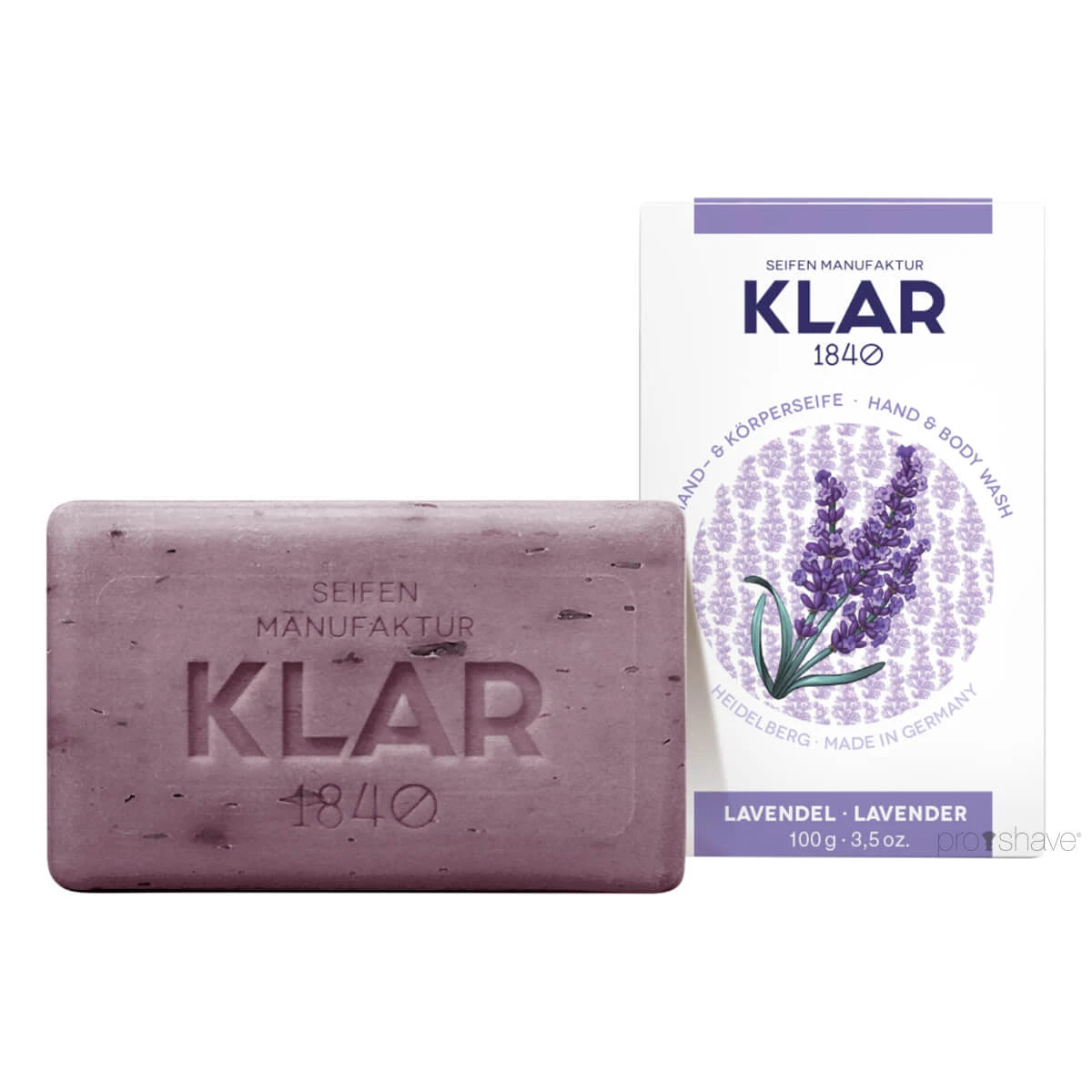 Klar Seifen Sæbe Lavendel 100 Gr