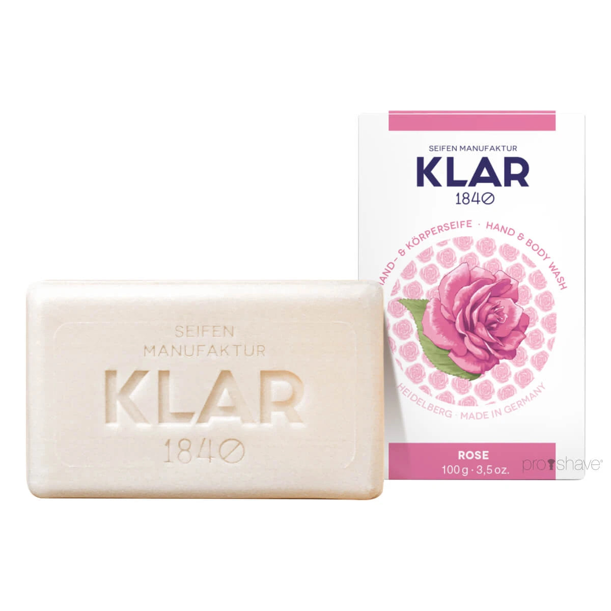Klar Seifen Sæbe Rose 100 Gr