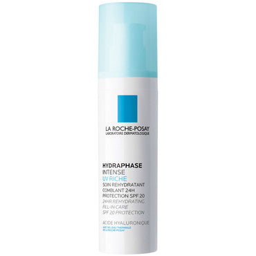 La Roche-posay Hydraphase Uv Intense Riche Beskyttende Fugtighedscreme Flakon Pumpe 50 Ml