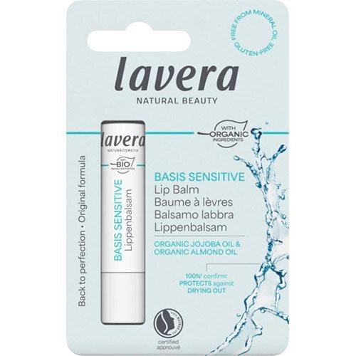 Lavera Læbepomade Basis Sensitiv Jojoba Olie   Almond Olie Lavera