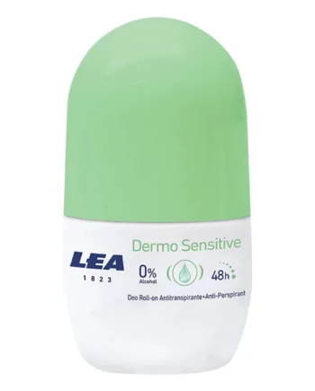 Lea Classic Deo Roll On  Dermo Sensitive  Rejsestørrelse  20 Ml