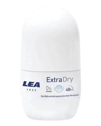 Lea Classic Deo Roll On  Extra Dry  Unisex  Rejsestørrelse  20 Ml