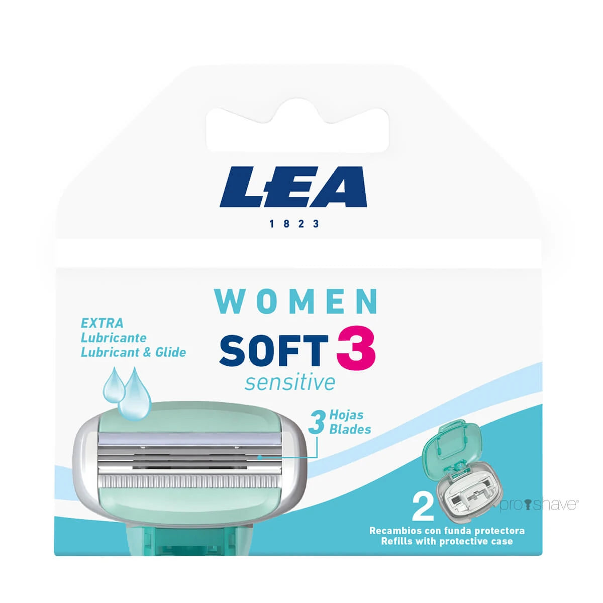 Lea Classic Soft Sensitive Pakke Med Ekstra Barberblade Klinger Women