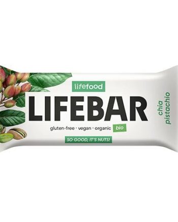 Lifebar Chia Pistacie Raw økologisk 40 Gram