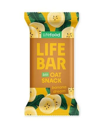Lifebar Havre Snack Banana Dream økologisk 40 Gram