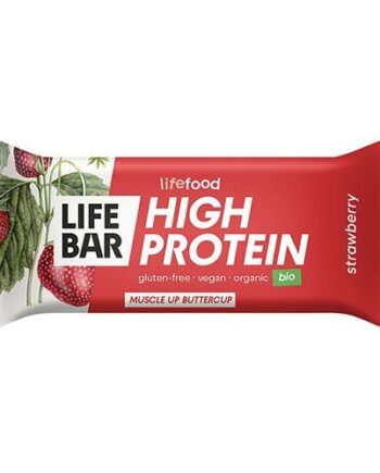 Lifebar Proteinbar    Jordbær økologisk 40 Gram