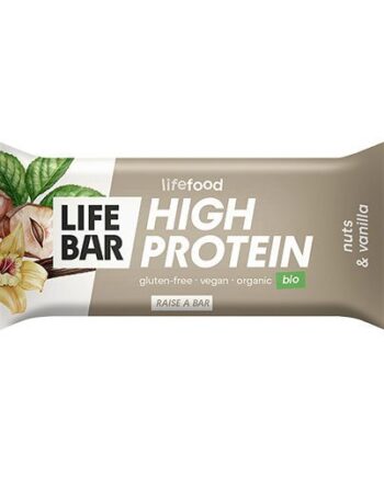 Lifebar Proteinbar    Nødder Og Vanilje økologisk 40 Gram