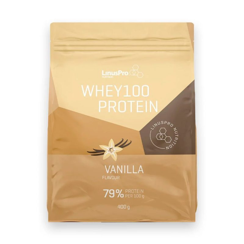 Linuspro Whey100 Vanilje 79 Protein 400g