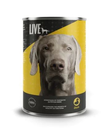 Live Dog Vådfoder Med And 395 Gram