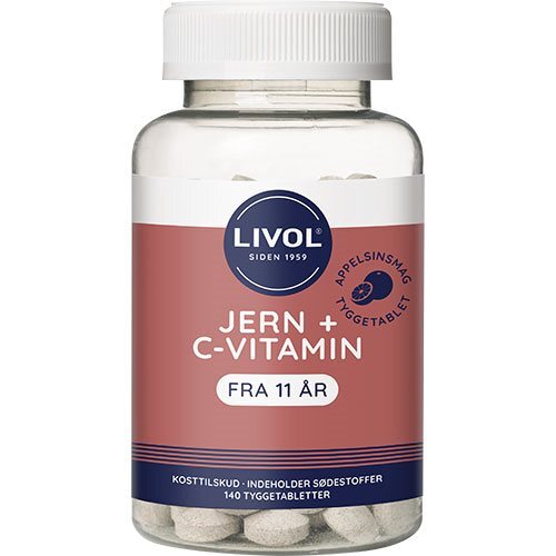 Livol Jern    -vitamin 140 Tabletter