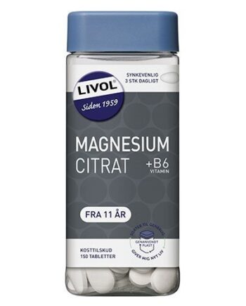 Livol Magnesium Citrat 150 Tabletter